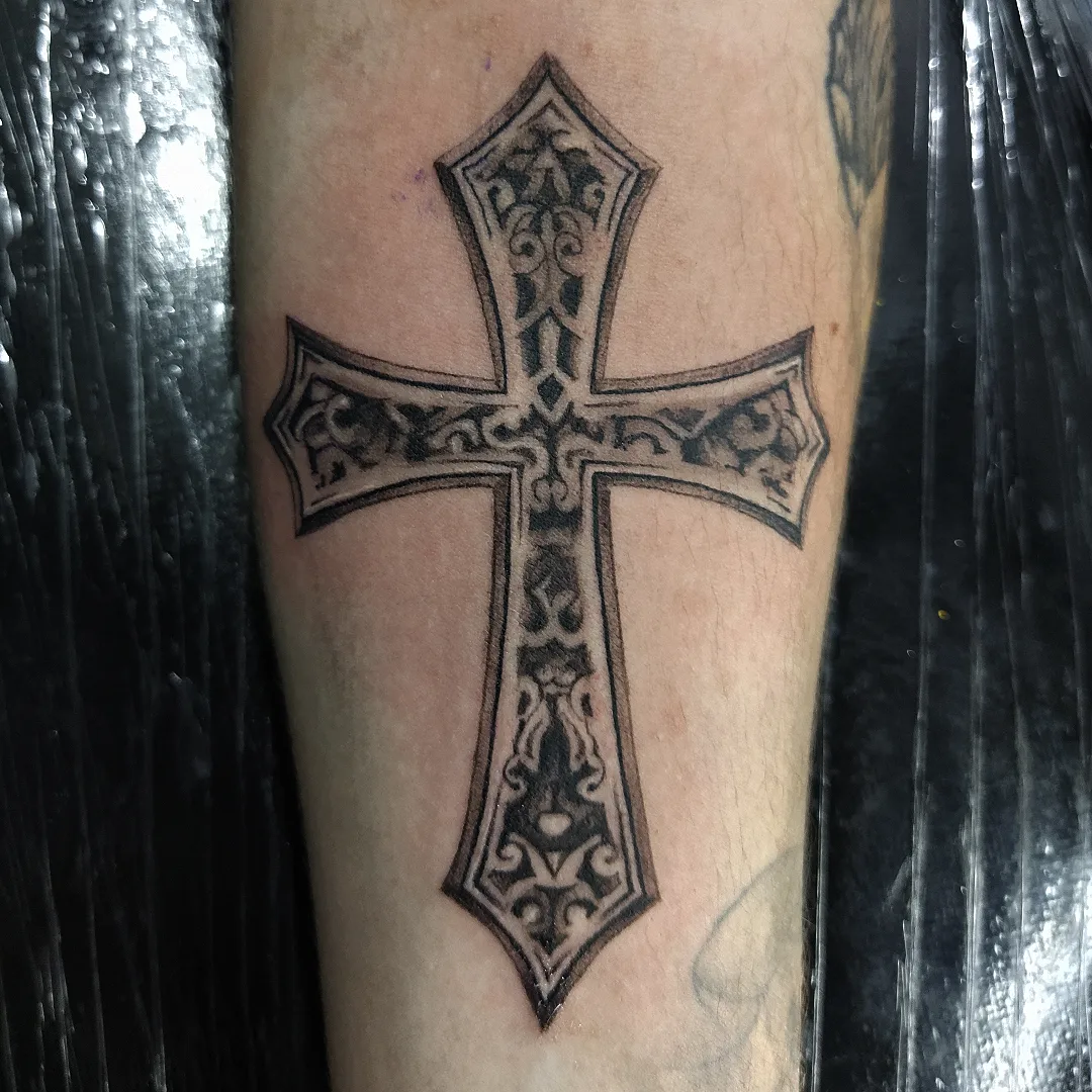 Tatuagem Cruz Religiosa